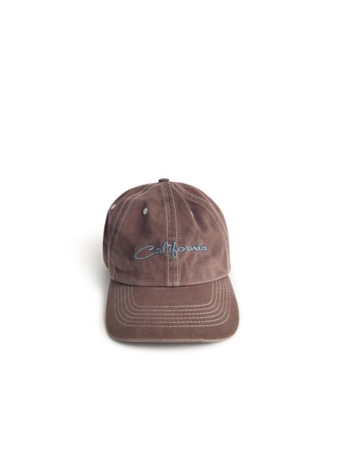 ERL Erl 'CALIFORNIA' Brown Cotton Cap