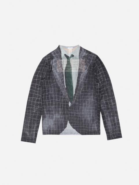 Acne Studios Mesh print t-shirt - Black Multicolor