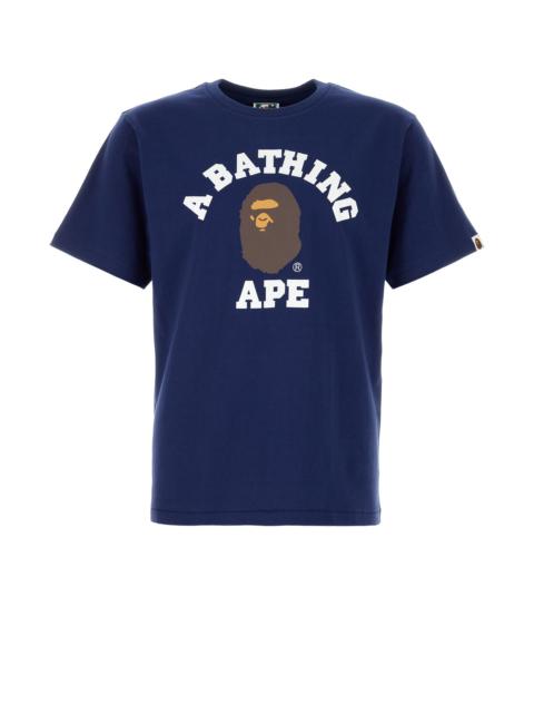 A BATHING APE® Blue cotton t-shirt