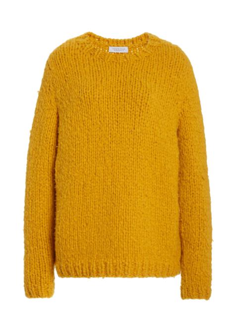 GABRIELA HEARST Lawrence Sweater in Saffron Welfat Cashmere