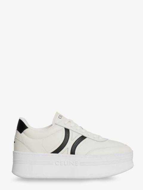 CELINE Celine Leather Block Sneakers With Triomphe Logo On The Back