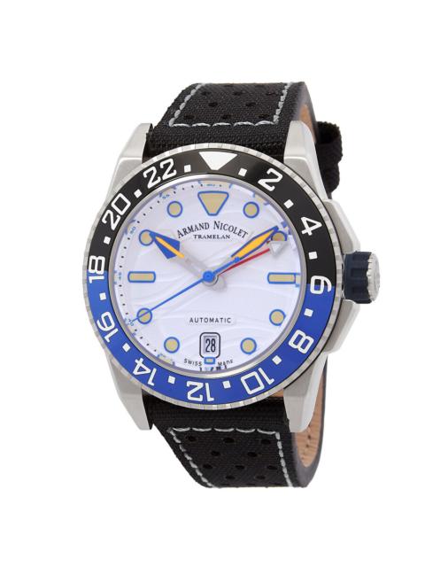 Other Designers Armand Nicolet JSH GMT Automatic Silver Dial Men's Watch A487RGU-AU-P0640NC8