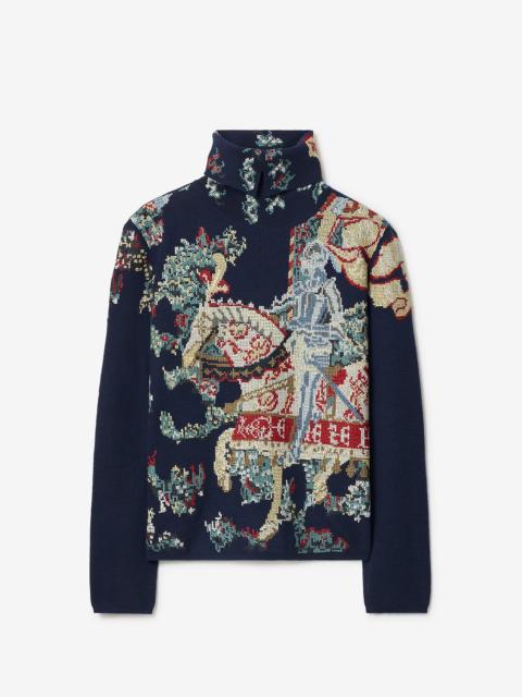 Burberry Heraldic Knight Wool Sweater