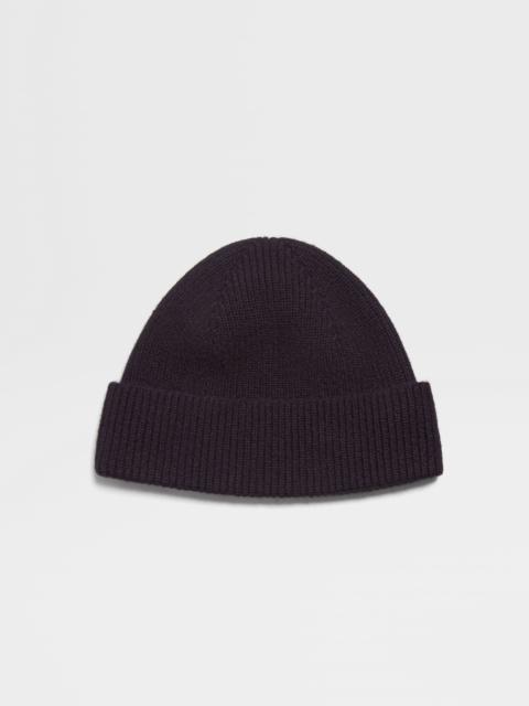 ZEGNA BLACK OASI CASHMERE BEANIE