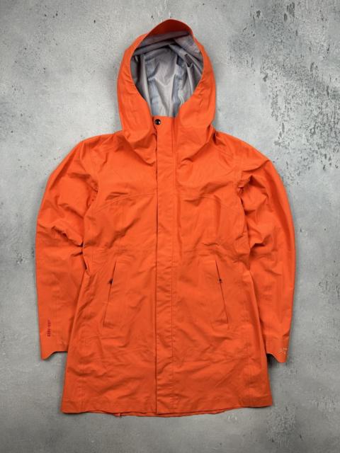 Arc'teryx Arc'teryx Gore-Tex Sample Orange Long Hooded Shell Rain Coat