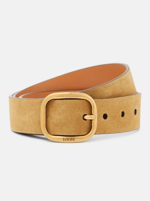 Suede belt