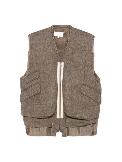 Maison Margiela Maison Margiela Brown Jackets - Waistcoats & Gilets Men