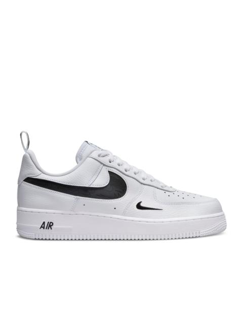 Nike AIR FORCE 1 '07 LV8 'REFLECTIVE SWOOSH - WHITE BLACK'