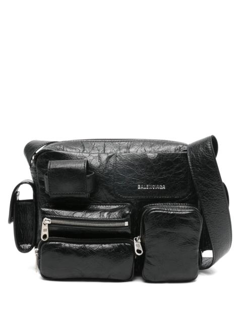 BALENCIAGA Balenciaga Superbusy Textured Shoulder Bag