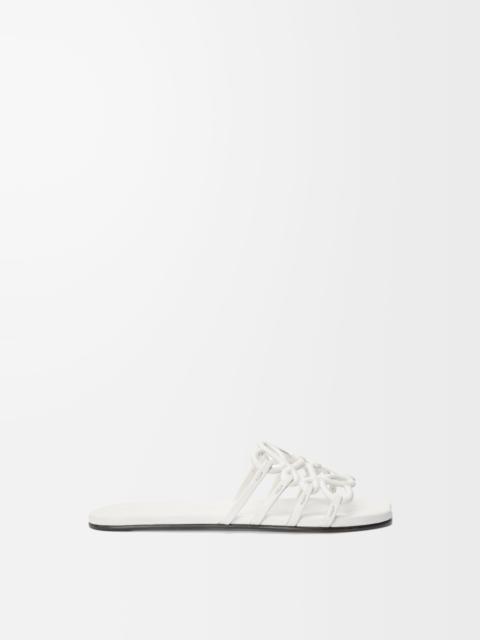 Loewe Petal Anagram slide in soft calfskin