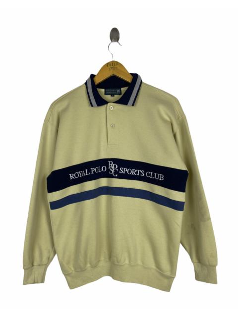 Other Designers Polo Ralph Lauren - 🔥VINTAGE🔥ROYAL POLO SPORT CLUB BIG LOGO SWEATSHIRT