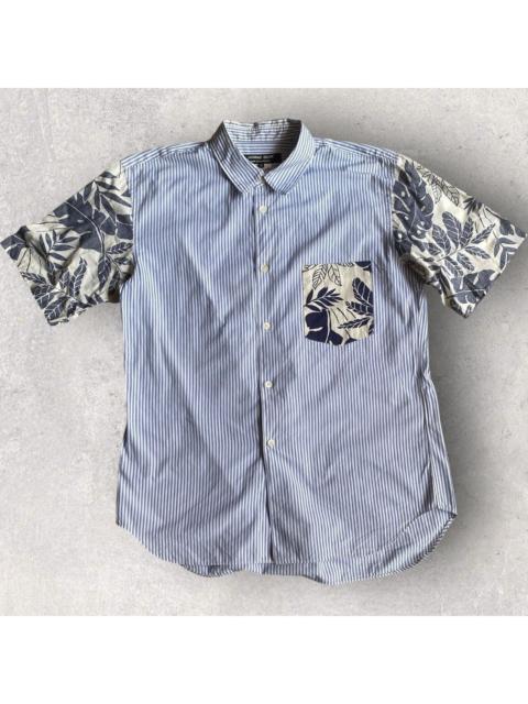 Comme Des Garçons SS13 Stripes/Floral Shirt