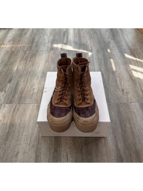 visvim VISVIM 21SS DECOY DUCK G.PATTEN FOLK — Duck Boots featuring a spliced ​​construction of Horween cowh