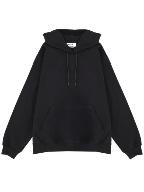 MSGM COTTON SWEATSHIRT WITH LOGO