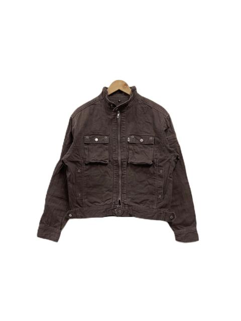 Other Designers Japanese Brand - Vintage TORAICHI rider jacket denim