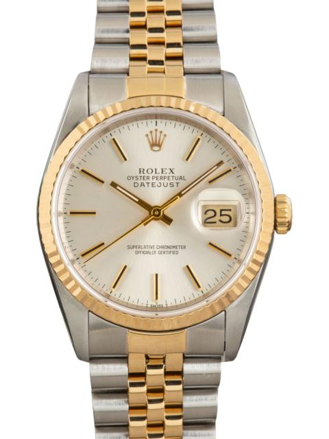 ROLEX Rolex Datejust 36 Ref 16233 Silver Dial