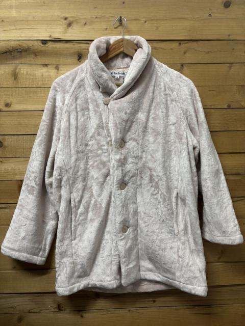 Yohji Yamamoto Vintage y's for living fleece fur and faux fur cardigan