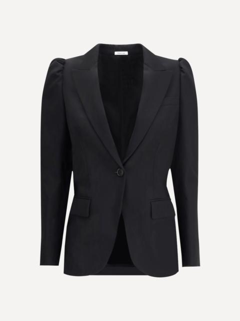 Alexander McQueen Black single-breasted jacket