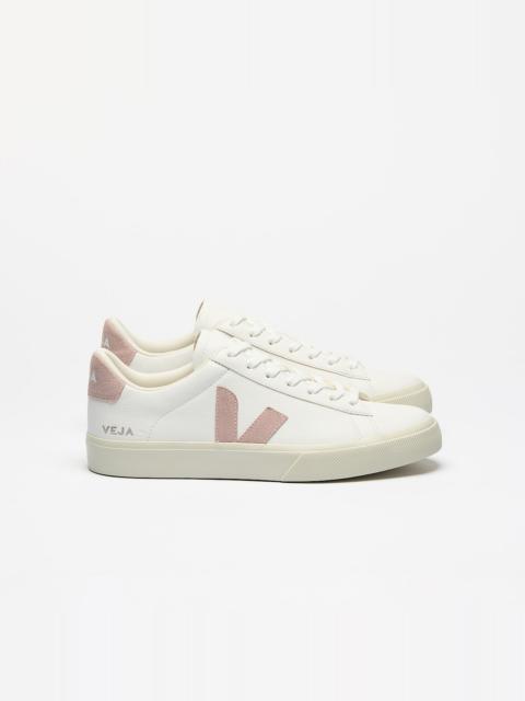 VEJA CAMPO LEATHER WHITE BABE
