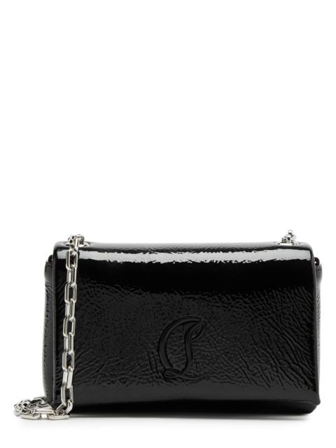 Christian Louboutin Loubi54 Crinkled Patent Leather Crossbody bag