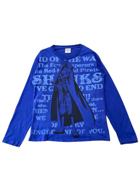 Other Designers Vintage One Piece Shanks Shirt - Red-Haired Pirates Anime