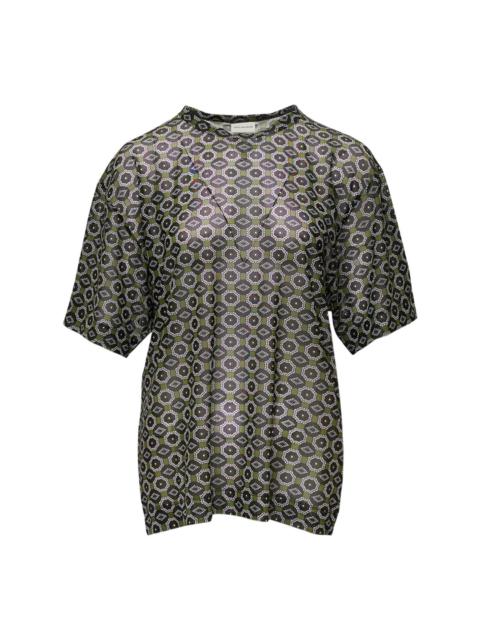 Dries Van Noten Mesh Print Tee