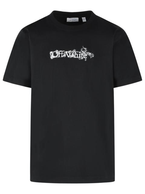 Off-White Off-white 'HERALDIC' Black Cotton T-shirt