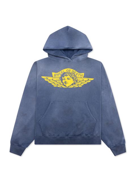 SAINT M×××××× ANGEL HOODIE - NAVY