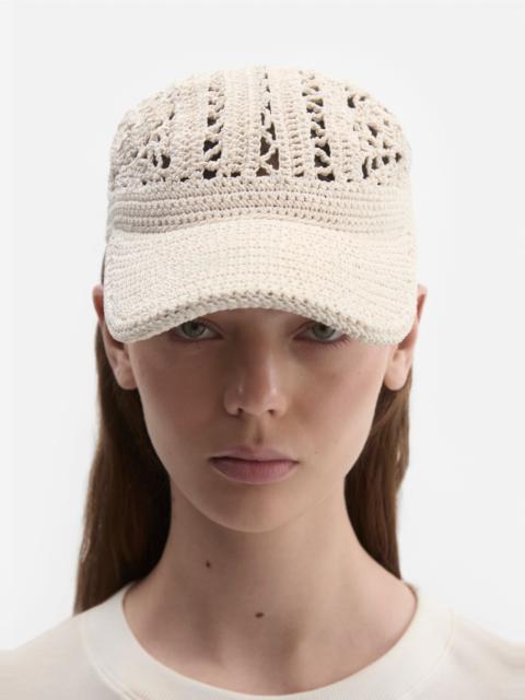 MAGDA BUTRYM Crochet cap in cream