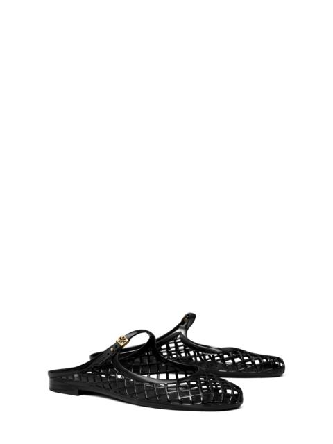 TORY BURCH Tory Burch Mellow Mary Jane Jelly Mule in Perfect Black /Gold at Nordstrom