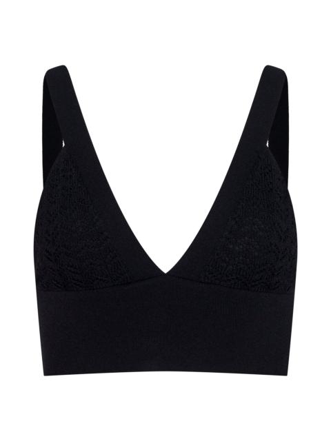 L'AGENCE Reverie Pointelle Knit Bralette
