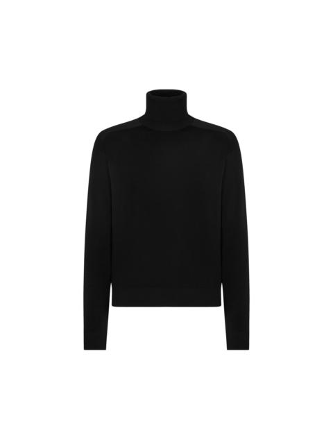 TOM FORD SILK DOUBLE FACE ROLL NECK