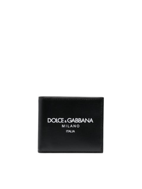 Dolce & Gabbana LOGO-PRINT LEATHER WALLET