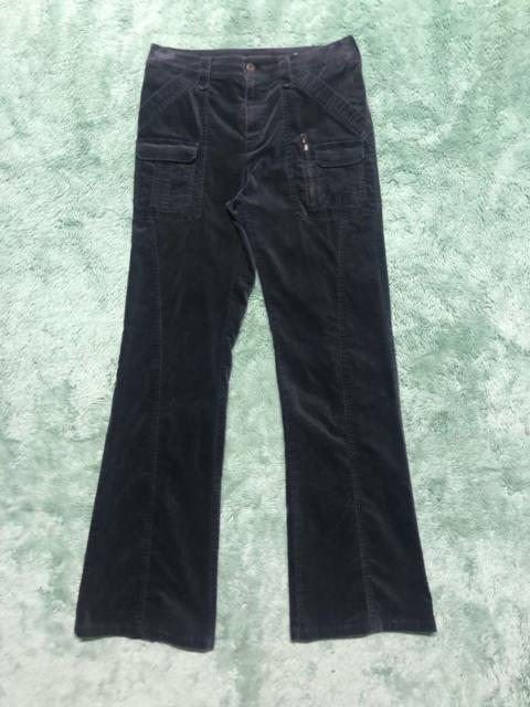 If Six Was Nine - JAPANESE BRAND PASSIŌNE VELVET BUSH PANTS NICE DESIGN