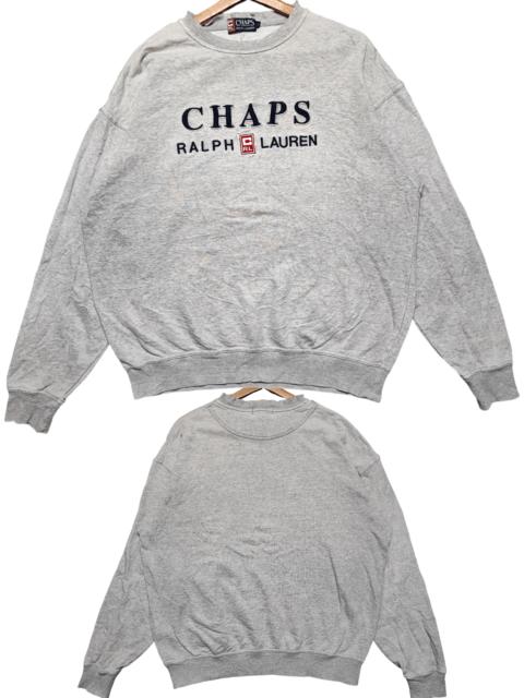 Other Designers Vintage Chaps Ralph Lauren Big Flag Logo Sweatshirt