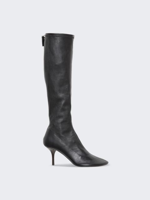 Acne Studios Leather Tall Boot Black