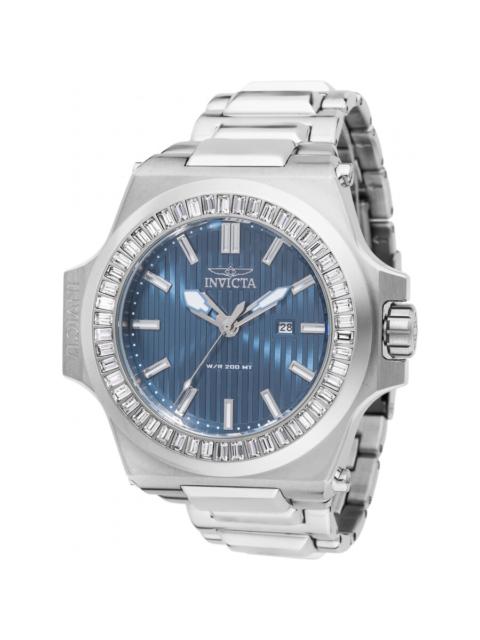 Other Designers Invicta Akula Quartz Crystal Blue Dial Men's Watch 49070