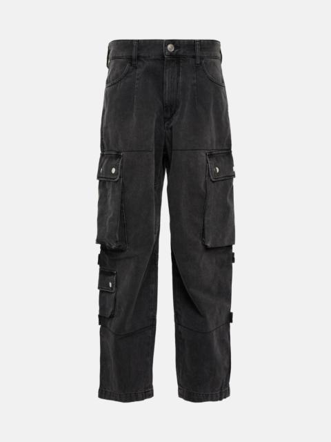 Isabel Marant Elore denim cargo pants