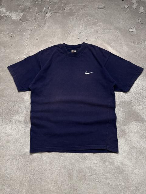 Nike Vintage 90s Nike Sun Faded Washed Navy T-Shirt