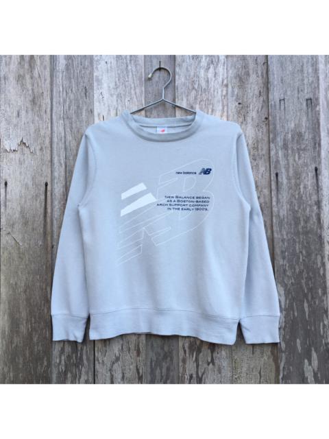 New Balance Vintage New Balance Crewneck Sweatshirt Big Logo