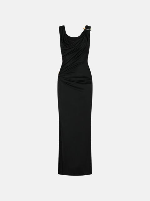 VERSACE BLACK VISCOSE DRESS