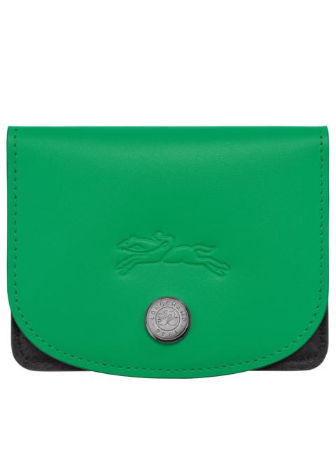 Le Pliage Xtra Card holder Green - Leather