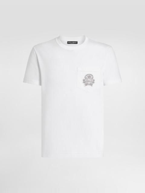 Dolce & Gabbana Cotton t-shirt with embroidery