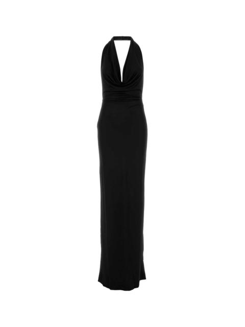 DSQUARED2 Dsquared Women Black Jersey Long Dress
