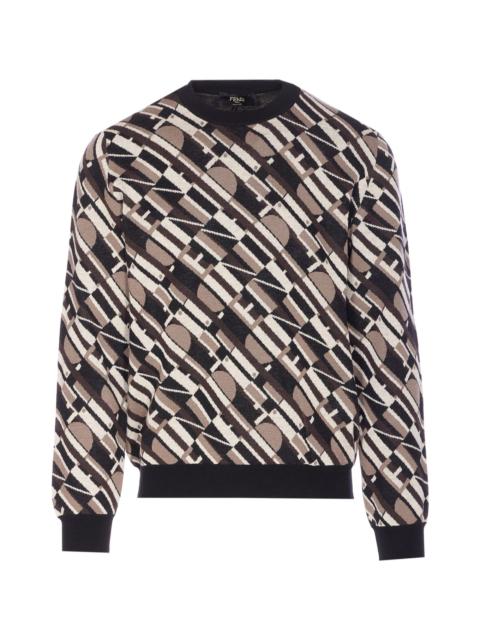 FENDI Fendi Tape Motif Sweater