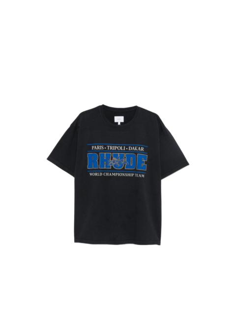 Rhude Rhude Black T-Shirts & Vests - T-Shirts Men