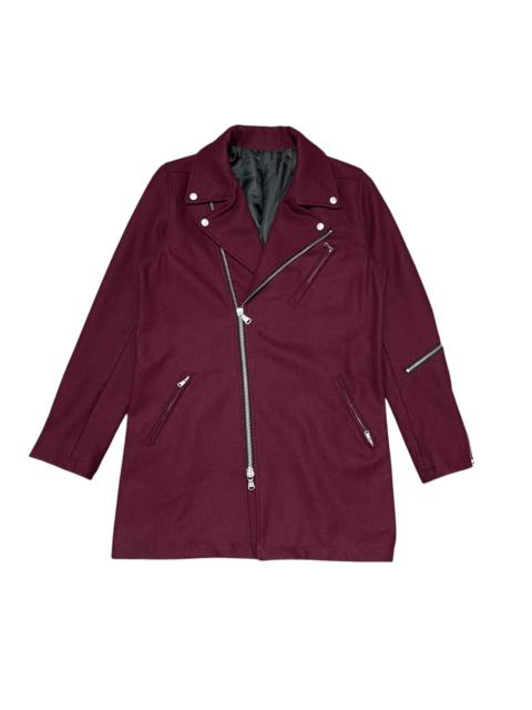 Other Designers No ID Biker Punk Wool Jacket