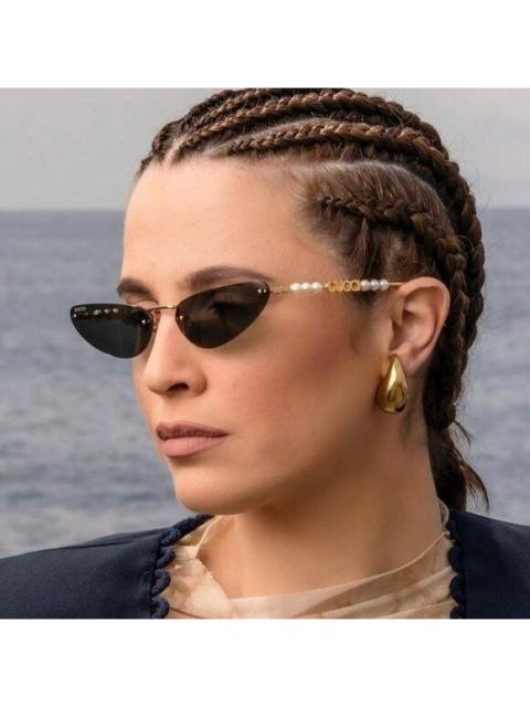 GUCCI NEW GUCCI GG1920S 001 SUNGLASSES GOLD WOMEN CAT EYE EYEWEAR