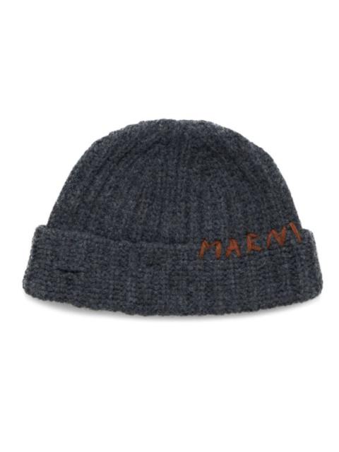 Marni BNWT AW24 MARNI SHETLAND MENDING GAUGE 5 BEANIE M