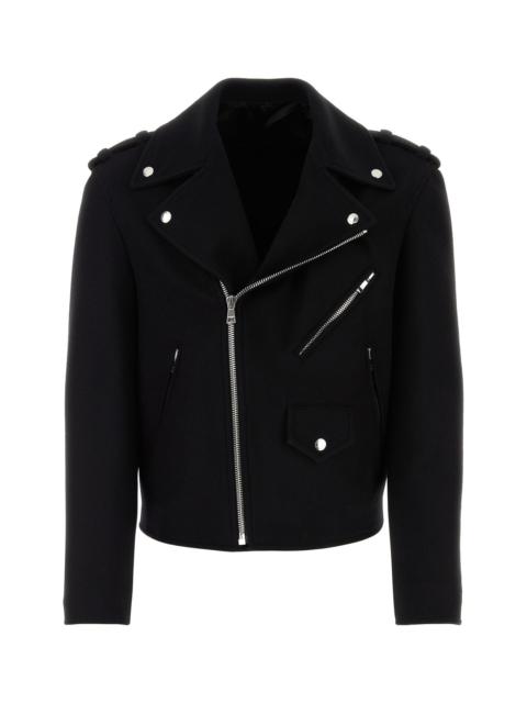 Balmain Black felt jacket